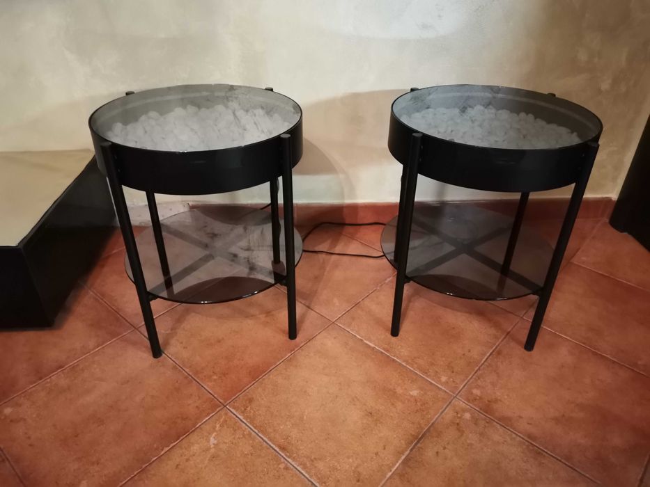 Луксозни нощни масички с лед осветление