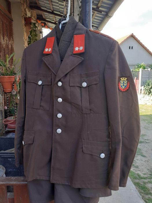 Veston/sacou militar pompieri (vintage,colectie)