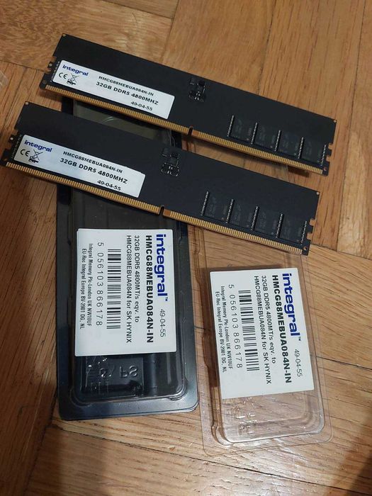 32GB DDR5 5600MT/s, 5200MT/s, 4800MT/s - RAM памет
