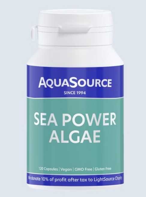 AquaSource Sea Power Algae/ АкваСорс Водорасли - 120 капсули Морска енергия