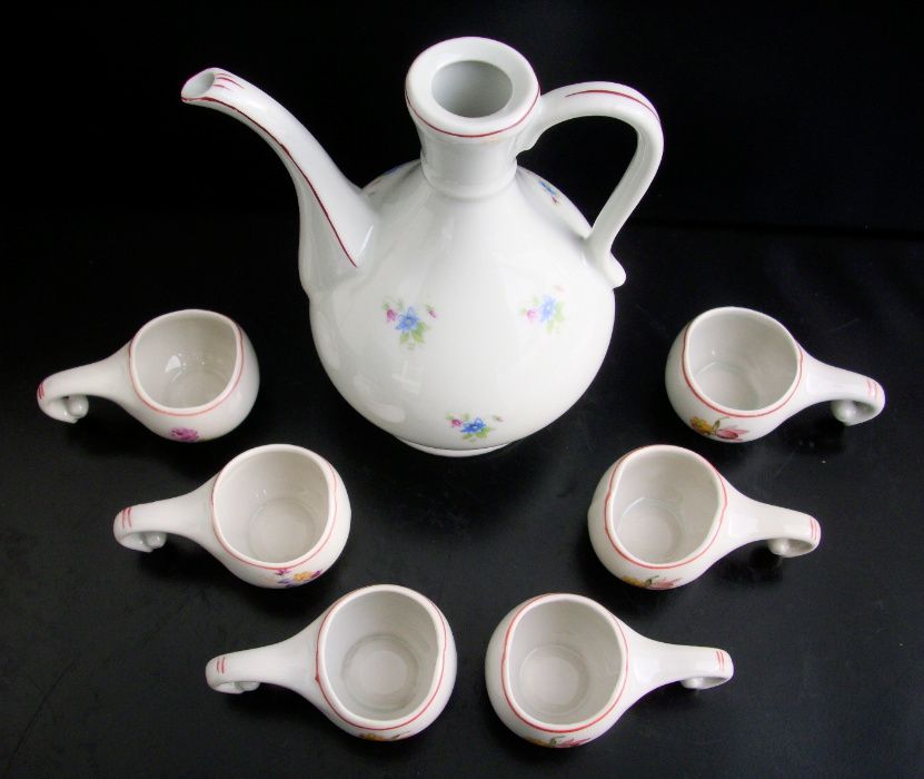 Сервиз за ракия български порцелан