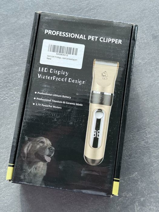 Masina profesionala de tuns animale, waterproof