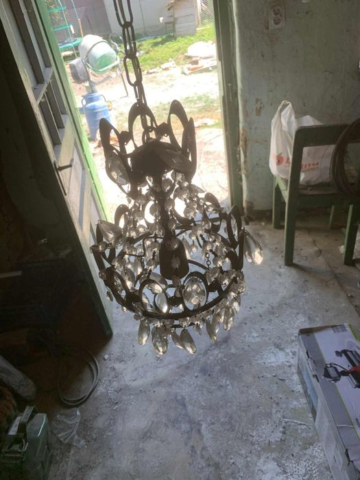 Lustra candelabru vintige