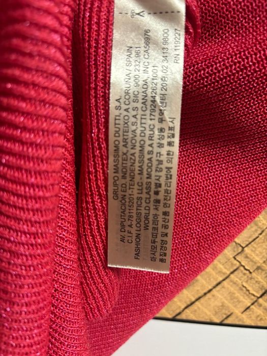 Bluza Massimo Dutti - noua - roșie, eleganta,  mărimea S/36