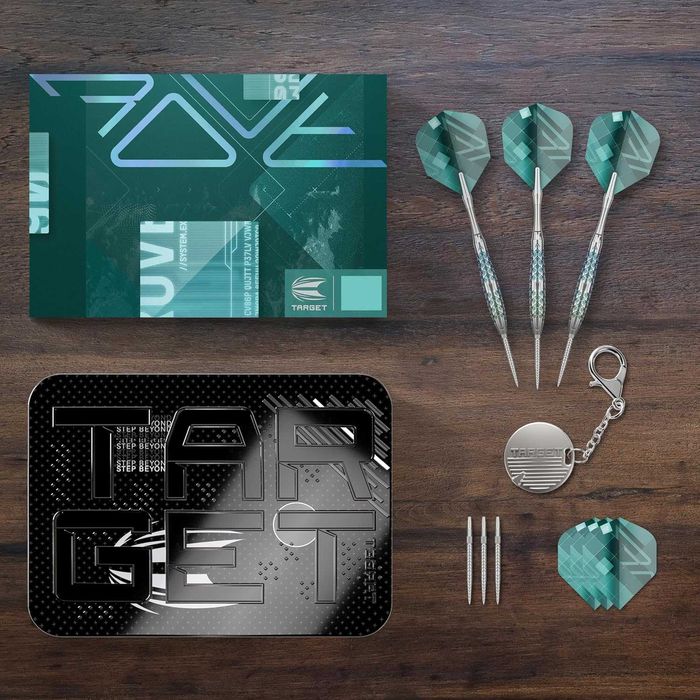 Дартс TARGET Rove Steel Tip Swiss Point, 90% волфрамов, barrel02,25 гр