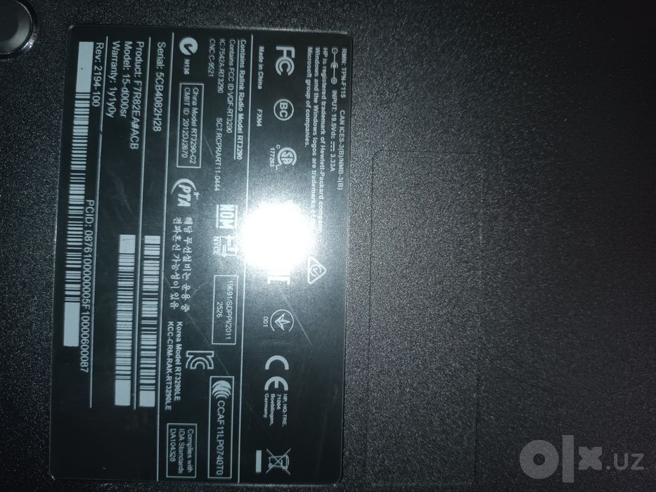 Notebook HP yaxshi holatda