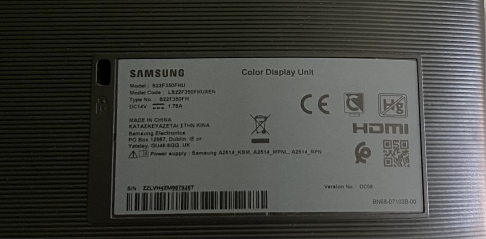 Samsung  Монитор 22inch