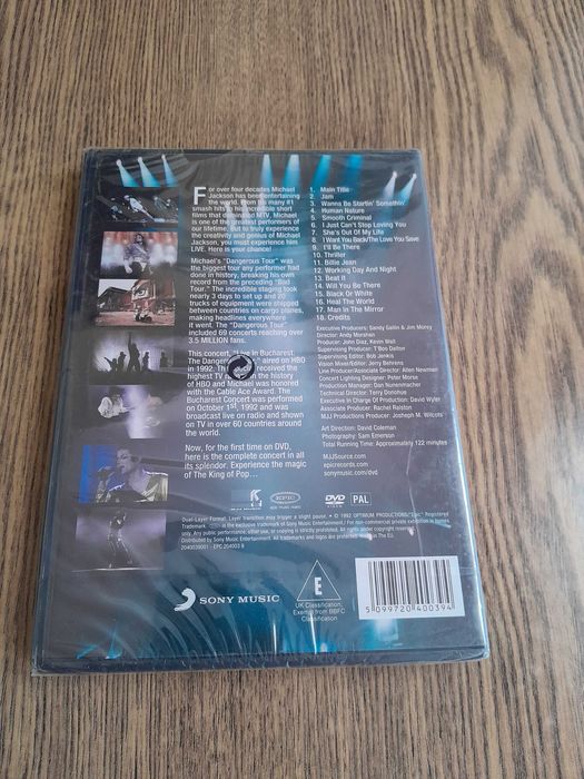 Michael Jackson Live in Bucharest 1992 DVD