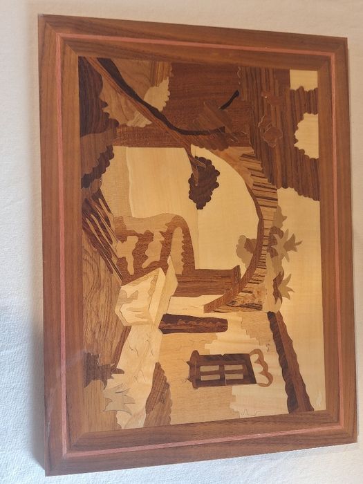 Картина от дърво интарзия