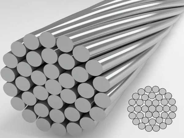 Канат ГОСТ 3083–80 типа ЛК, оцинкованный, D=50 мм