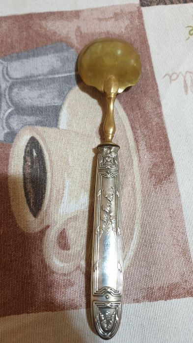 Комплект антични френски сребърни лъжици Минерва