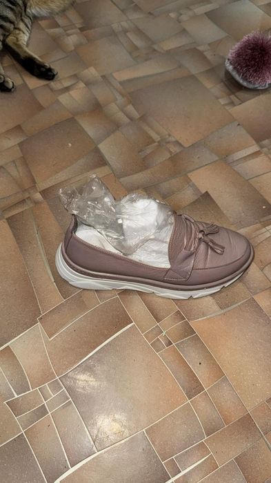 Кожанные танкетки