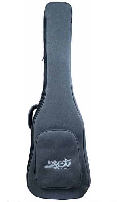 чехол на бас гитару Jet серый