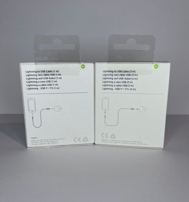 Cablu de date iPhone Apple USB - Lightning 1m/2m
