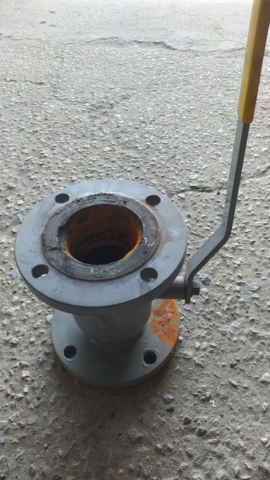 Кран шаровый, д80, д50, шибер