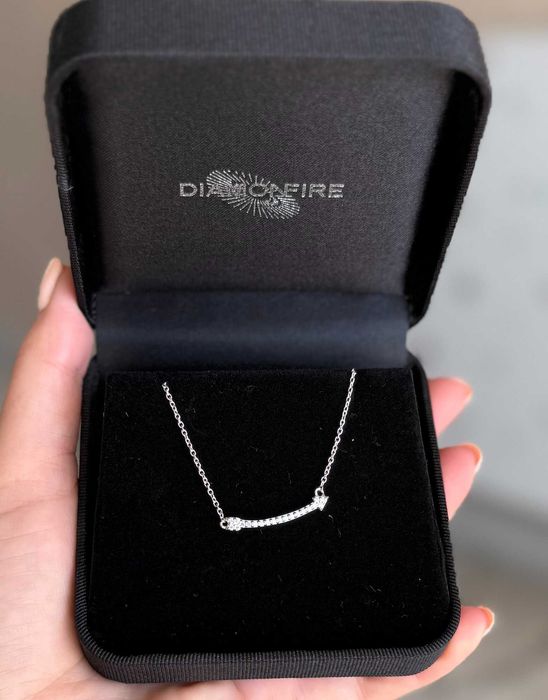Сребърно колие DIAMONFIRE