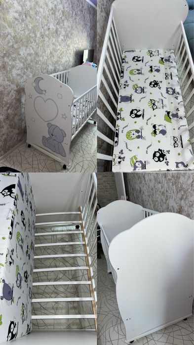 Кроватка + матрас