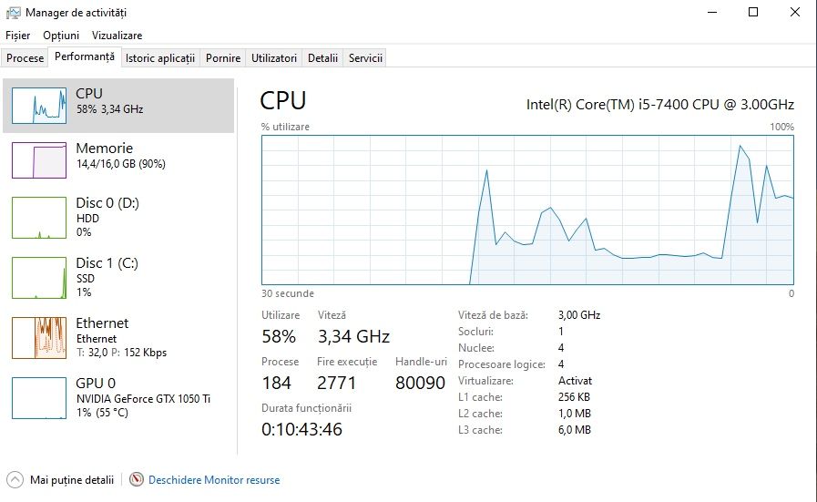 PC Low i5-7400 / 1050TI / 16GB RAM