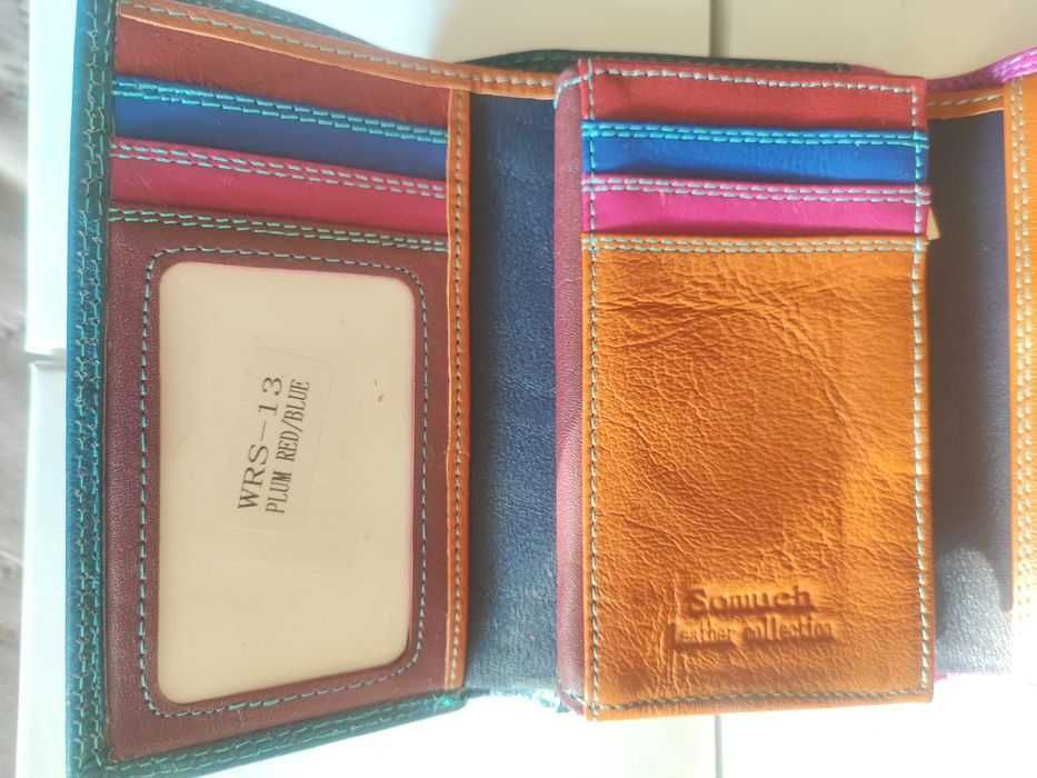 Дамско портмоне класик от естествена кожа