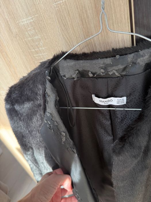 Haina din blana artificiala