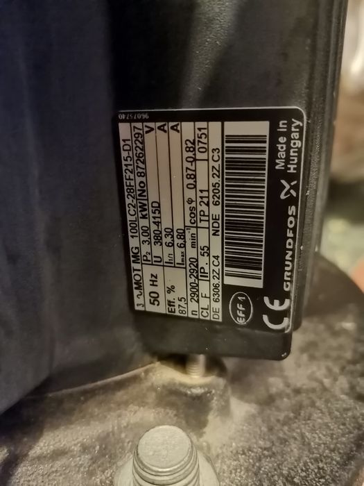 Pompă Grundfos model A96087502P08020002