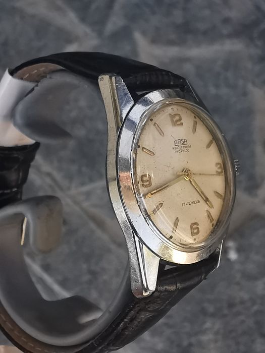 Ceas Arsa -Int. Manuala -Oțel 33 mm -Funcționează excelent !