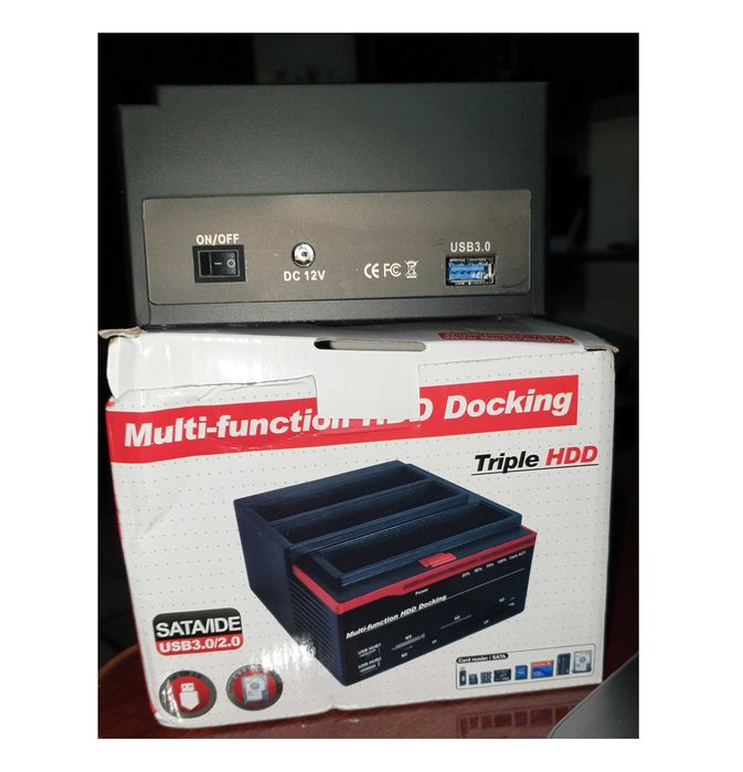 Док-станция USB 3.0 для жестких дисков 2,5“/3,5” SATA/IDE/USB