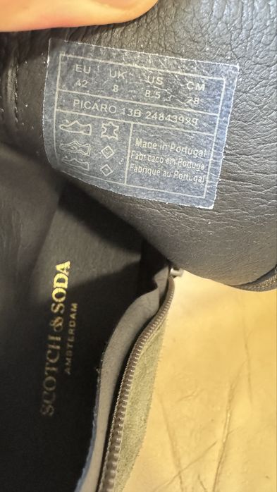 Scotch and soda - мъжки велурени боти