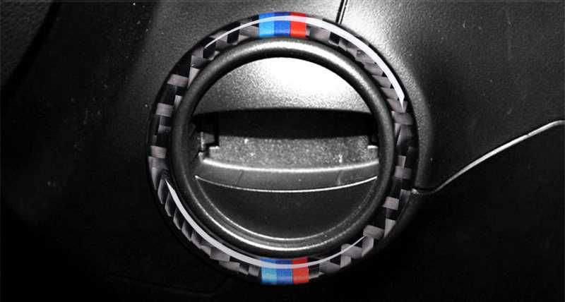 Carbon стикер ключ за запалване: BMW E60 2004-10