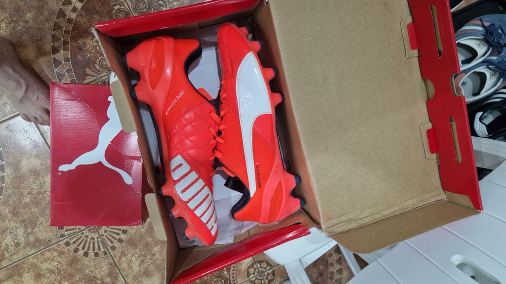 Бутсы Puma evoSPEED 1.4 Leather FG