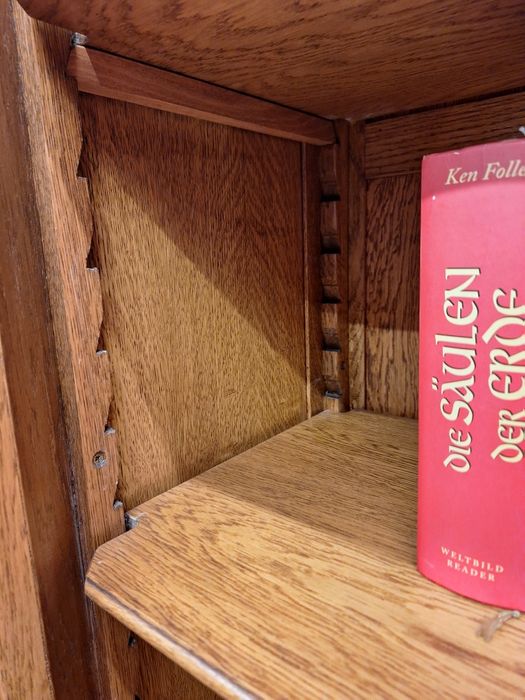 Винтидж трапезен бюфет дъб масив