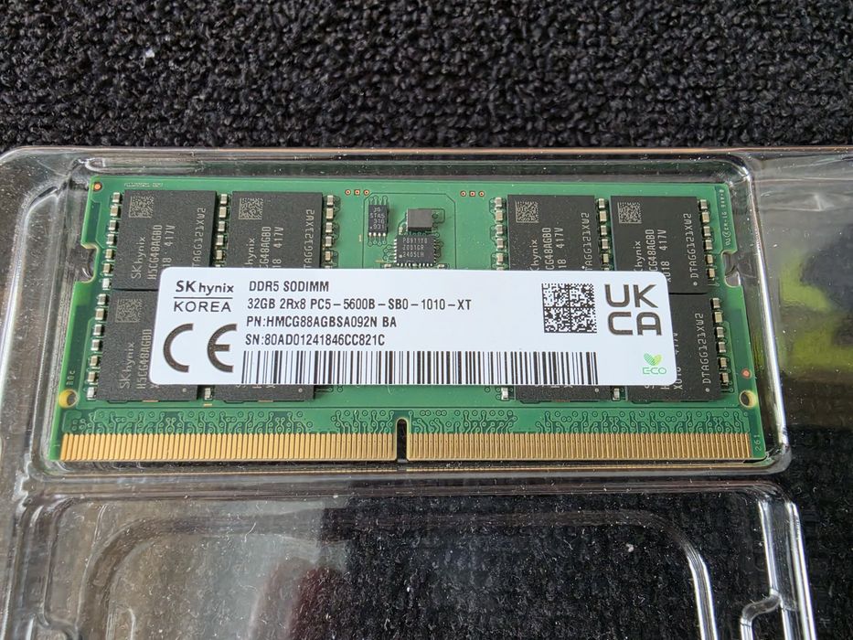 32 GB DDR5 5600Mhz SODIM рам памет за лаптоп