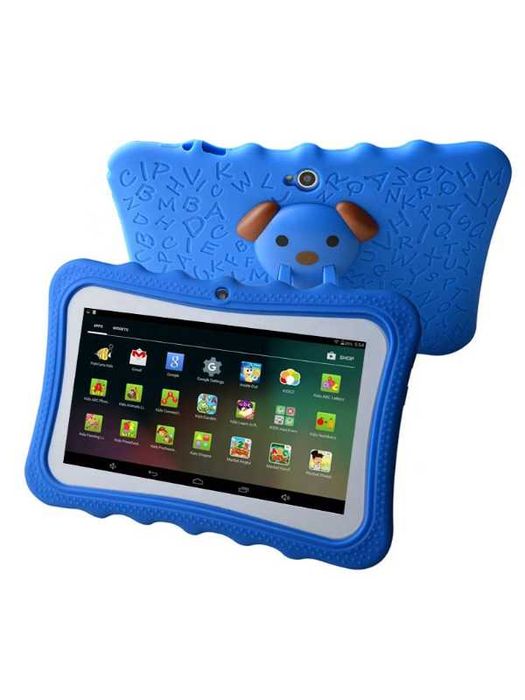 Tableta educationala pentru copii, 7 inch, 32GB memorie, albastra