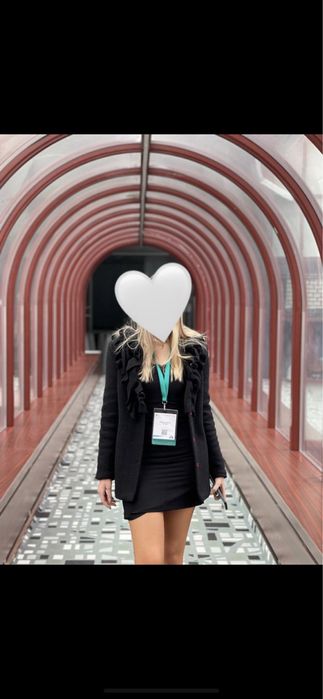 Pardesiu negru dama