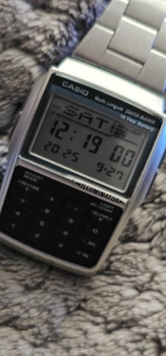 ceas barbati Casio Data Bank Digital 2888 Dbc-32 Men's Watch, 13 Languages,