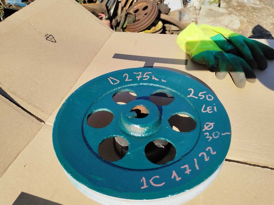 Fulie cu curea de 275 mm diametrul