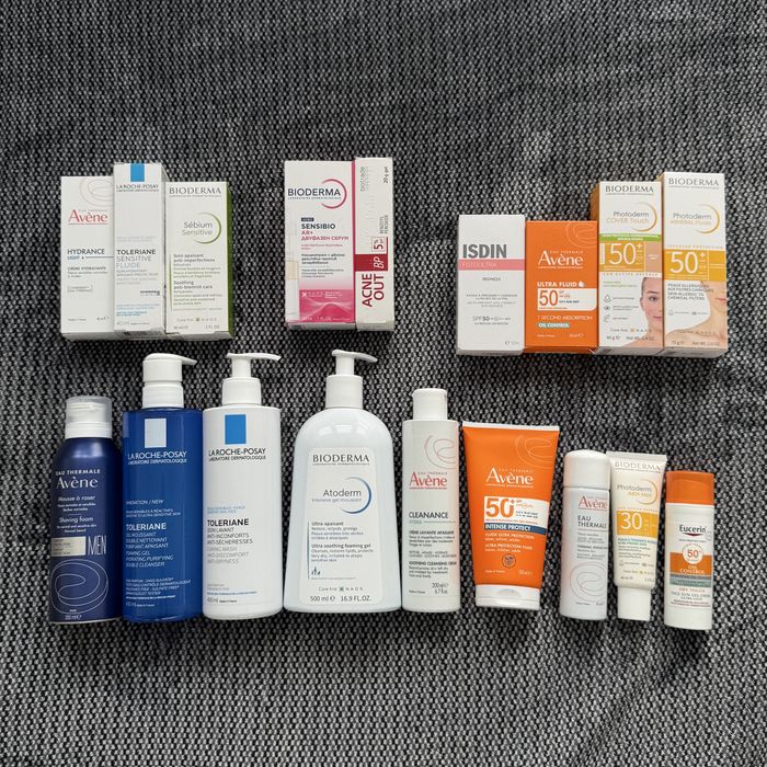 La Roche Posay, Bioderma, Eucerin, ISDIN, AVENE Козметика