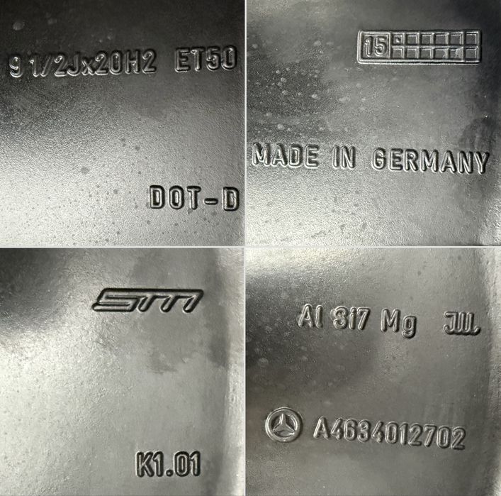 Оригинални джанти G63 AMG Г Джи класа АМГ W463 5X130 brabus 275/50R20