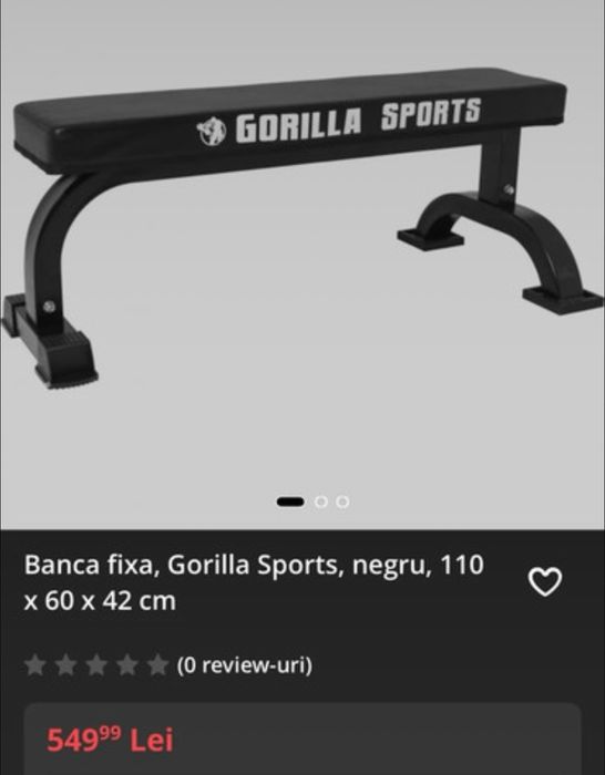 Set gantere/haltera si banca gym