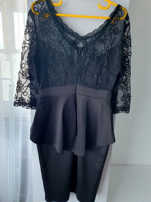 Rochie eleganta dantela neagra