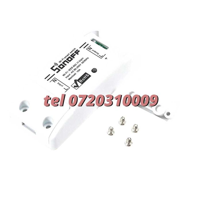 Releuswitch Wifi Sonoff Basic 10a  Functioneaza Cu Alexagoogle Hom
