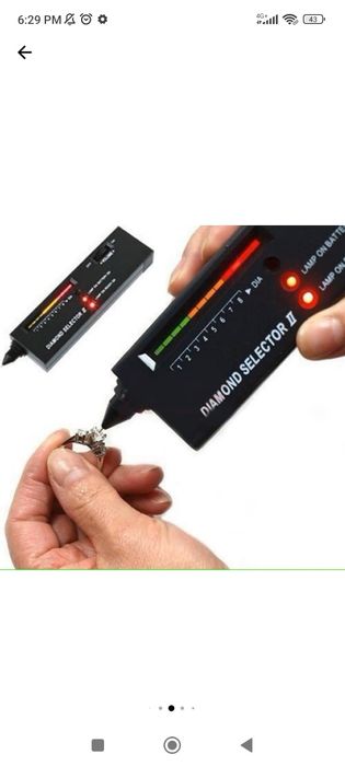 Електронен тестер за диаманти, скъпоценни камъни и бижута