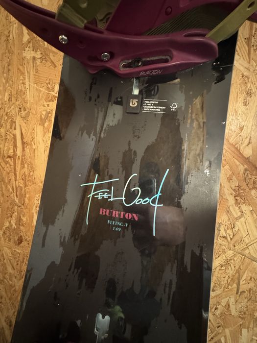 Placă snowboard Burton Feelgood – 149 cm + legături