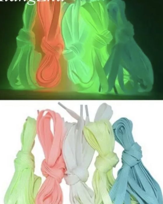 Връзки за обувки/маратонки светещи