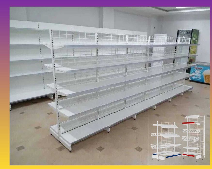 Торговое оборудование для магазина, стеллаж, прилавок витрина shto