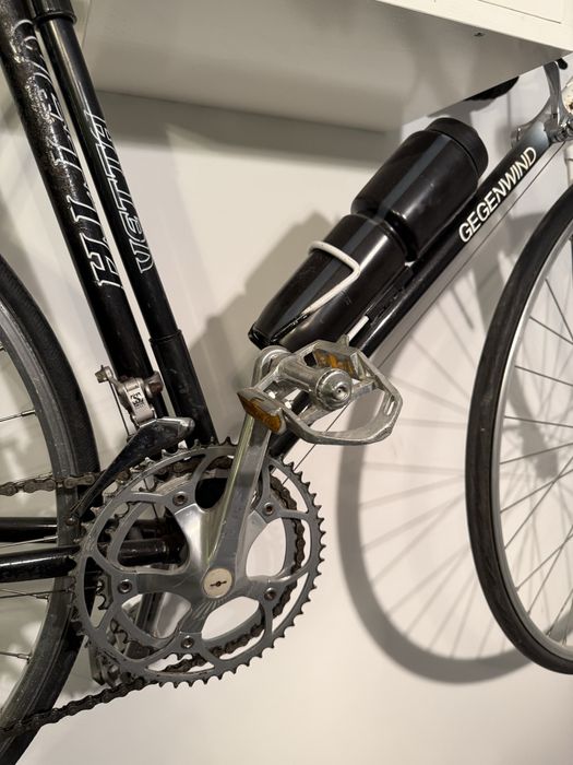 Cursiera cadru otel vintage reparata total