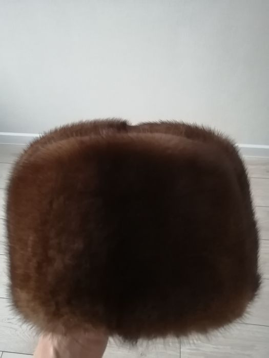 Норковая шапка мужская