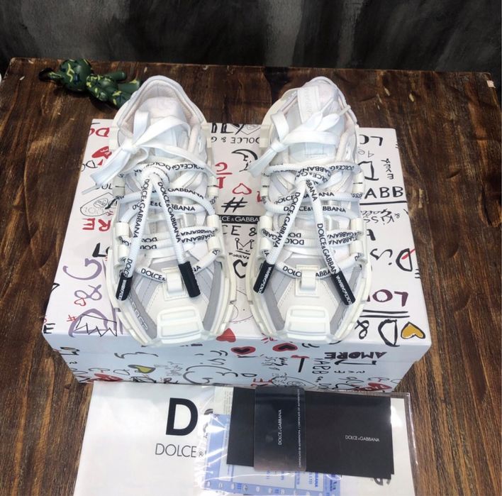 Adidasi Dolce Gabbana Space White