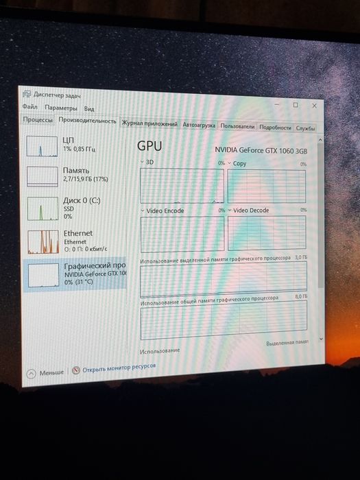 Игровой ПК | Gtx 1060 | 16ram
