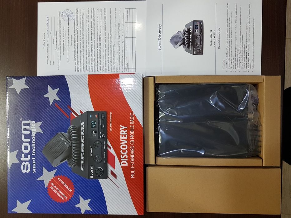 Statie radio CB - Storm DISCOVERY 3 (EXPORT) 4-10-25W * noua/garantie